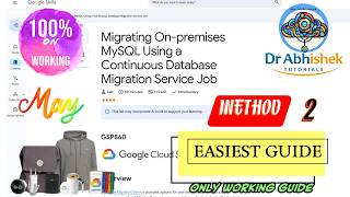 Migrating On-premises MySQL Using a Continuous Database Migration Service Job | Easiest one #GSP860