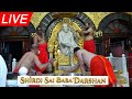 🔴 Live Shirdi Sai Baba Temple : 17 October 2024 | Shirdi Sai Baba Live Darshan