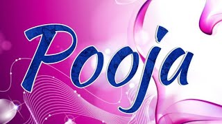 ❤️Pooja' Name WhatsApp status video 2018 ❤️pooja Name lover WhatsApp status video ❤️