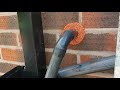 how to fill in holes around waste pipes.