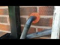 how to fill in holes around waste pipes.