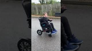 Electric Folding Wheelchairs for children. ( SMART CHAIR X customer demo)