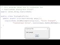 Java Dialog Box JOptionPane Title Change/Edit/Customize