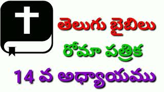 రోమా పత్రిక 14 వ అధ్యాయము,ROMANS CHAPTER 14,ROMA 14, TELUGU AUDIO BIBLE