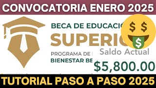 TUTORIAL ¿Cómo Solicitar la Beca Jóvenes Escribiendo el Futuro Febrero 2025 Apoyo de $5,800.=?