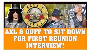 Guns N' Roses News: Axl Rose & Duff Mckagan To Be Interviewed On Brazilian TV Globo 2016