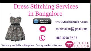 Dress stitching in bangalore | blouse stitching price | Techie Tailor