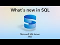 What's new in SQL Server 2025