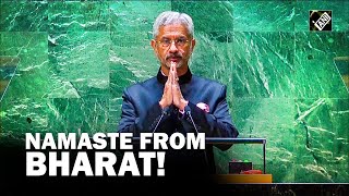 Namaste from Bharat! EAM S Jaishankar takes centrestage at 78th UN General Assembly Session
