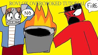 ROblox OVERCOOKED! Tutorial part 1268: The Basic Mechanics (Val and Vitor play game episode 1)