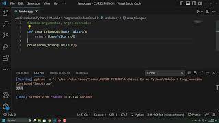 Curso de Python 41 - Funciones Lambda