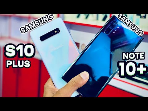 Comparación y especificaciones del Samsung Note 10 Plus frente al Samsung S10 Plus