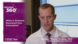 When is Someone Recovered from Concussion? | UPMC Sports Medicine Concussion Program