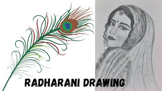 RADHARANI DRAWING💖 @koenasvlogs19 #viral #radha #radharani #radhakrishna #radheradhe #krishna #love