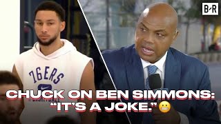 Chuck Reacts To Ben Simmons Getting Suspended From 76ers