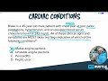 npte practice question cardiac conditions