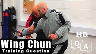 Wing Chun training  - wing chun weapon how to deal with a stab Q91