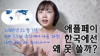 애플페이 한국에서만 못 쓴다구? 왜?!