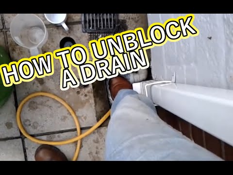 HOW TO UNBLOCK A DRAIN WITHOUT SPENDING MONEY HOW TO UNBLOCK A DRAIN WITHOUT SPENDING MONEY