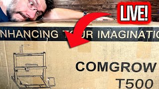 MASSIVE \u0026 $899! Comgrow T500 Unbox \u0026 First Print LIVE!