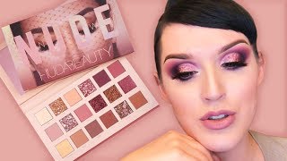 Huda Beauty New Nudes Glitter Tutorial!