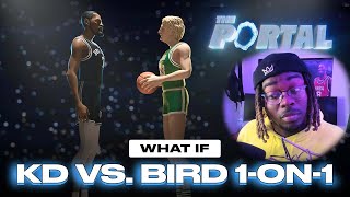 Prime Kevin Durant vs. Prime Larry Bird 1-on-1 | THE PORTAL EPISODE 1 REACTION #KDvsLARRYBIRD
