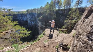 Красоты Южного Урала. Большие Притесы на реке Ай