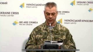 Andriy Lysenko. Ukraine Crisis Media Center, 27th of March 2015