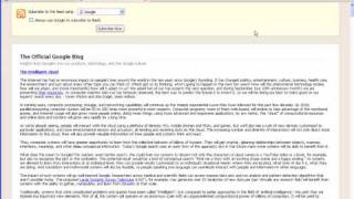 Getting Started with Google Reader