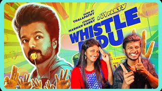 Whistle Podu Lyrical Video-Reaction| The Greatest Of All Time | Thalapathy Vijay | VP | U1 | ODY