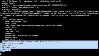 Server Side JavaScript - authentication MySQL 5 : federation