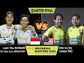 Lanny Tria Mayasari/Siti Fadia vs Ong/Ting Indonesia Masters II 2024 Badminton | Quarter Final