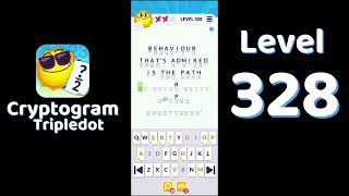 Cryptogram Tripledot Level 328 Answer | SolutionGuruji