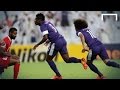 Asamoah Gyan scores a classy brace.. Not enough to get team through