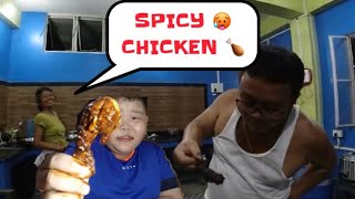 THAT SPICY CHICKEN LEGS. RECIPE ABUNAO BEMBEM ON PABUNG'S REQUEST