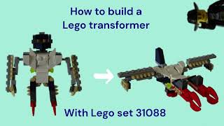 Lego 31088 Transformer Alternate Build MOC #legomoc