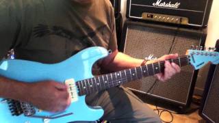 Blue Custom Strat