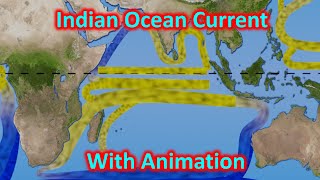 Indian ocean currents detailed explanation with animation for UPSC 2024