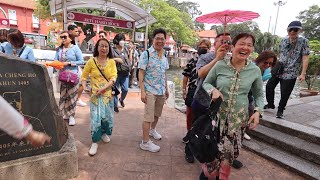 馬來之友 穿小娘惹服裝  遊船河 - Malacca River 馬六甲河 - 4K影片 永安旅遊 Malaysia 吉隆坡 吉膽島 度假美食5天團 2023年4月30日