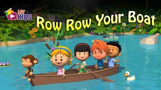 Row row row your boat,Nursery rhymes for kids,learn with fun#educationknowledgevedios