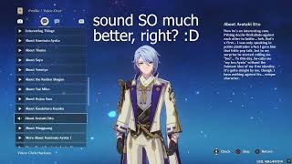 This minor change in Kamisato Ayato's voiceline about Arataki Itto...