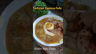 💥🤯 இந்த ஜோடி உங்களுக்கு பிடிக்கும் l African Tapioca Fufu #shorts #trending #food