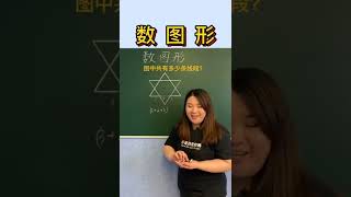 六芒星🔯中有多少条线段呢？#数学 #数学思维