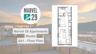 SA1 Floor Plan Virtual Tour - Marvel 29 Apartments