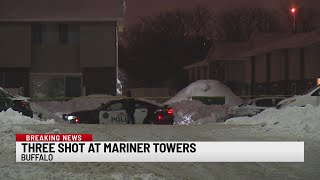 Police: Three people shot at Mariner Towers, taken to ECMC