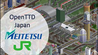 OpenTTD - Meitetsu and JR West trains