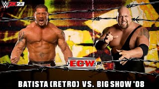 Full Match - Batista vs. Big Show '08: ECW|WWE 2K23