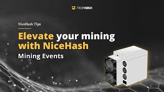 Mining events in NiceHash rig manager