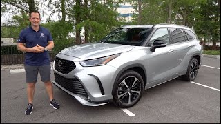 Is the 2021 Toyota Highlander XSE AWD a REAL sport performance SUV?