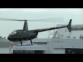 【ヘリコプター】 robinson r44 ja718w （匠航空） の離着陸 ・ 東京ヘリポート